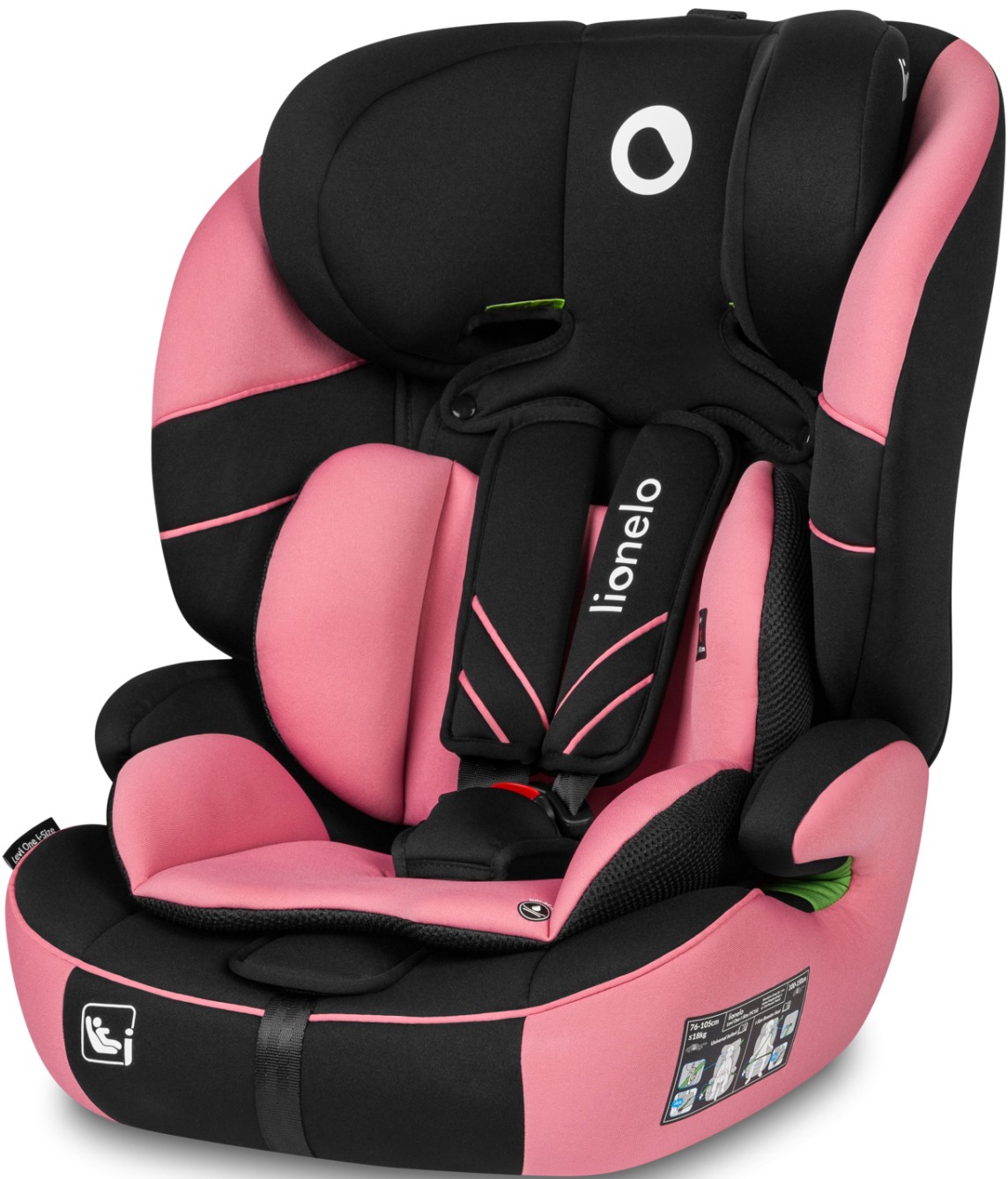 Автокресло Lionelo Levi One I-Size Pink Rose - Фото 1