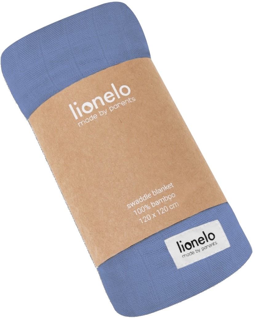 Набор пеленок Lionelo Bamboo Swaddle Blue Denim - Фото 1