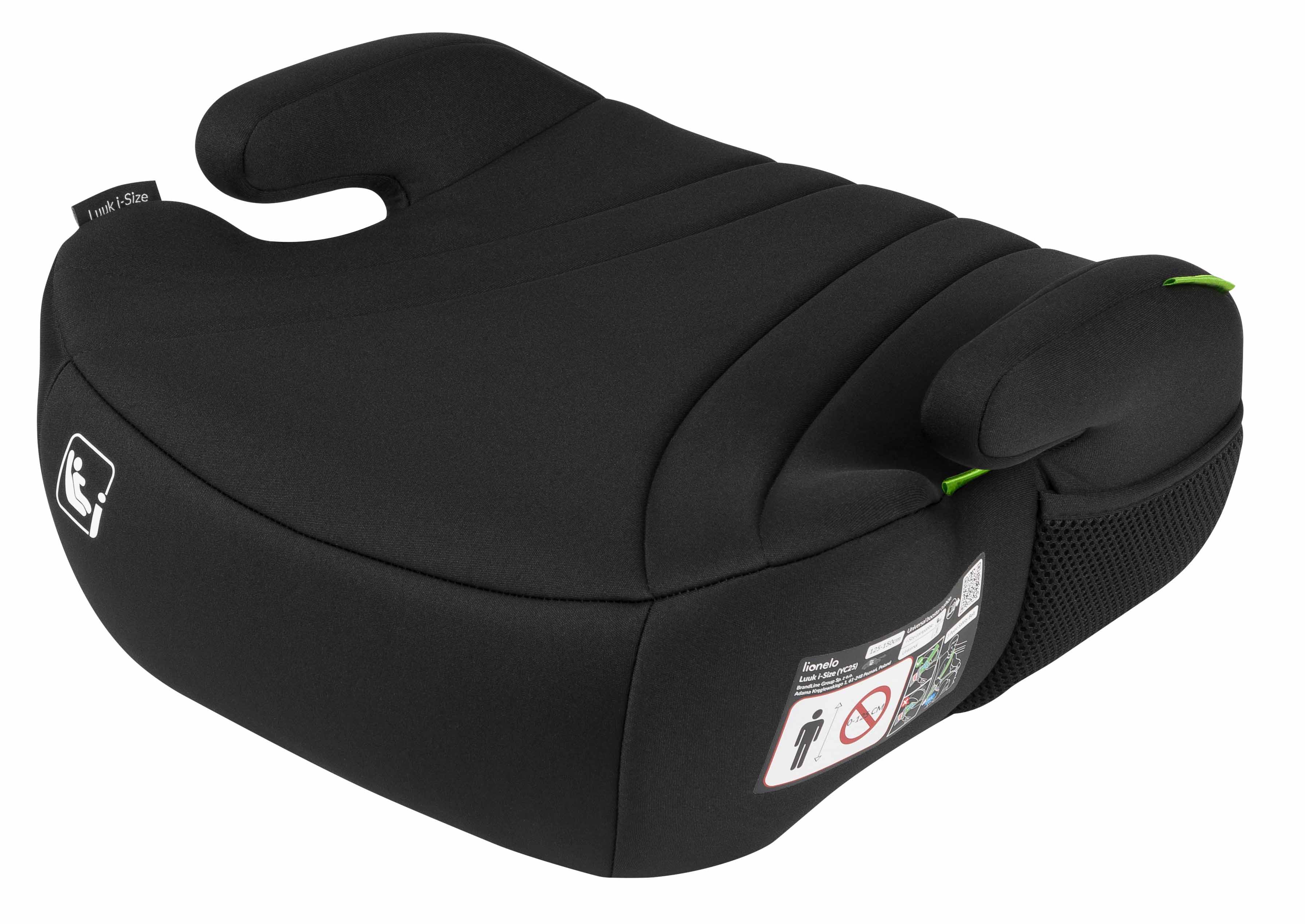Бустер Lionelo Luuk I-SIZE Black - Фото 1