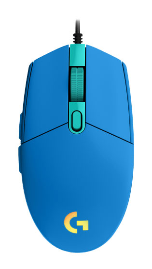 Мышь проводная игровая Logitech G102 Lightsync Blue (910-005801) - Фото 1