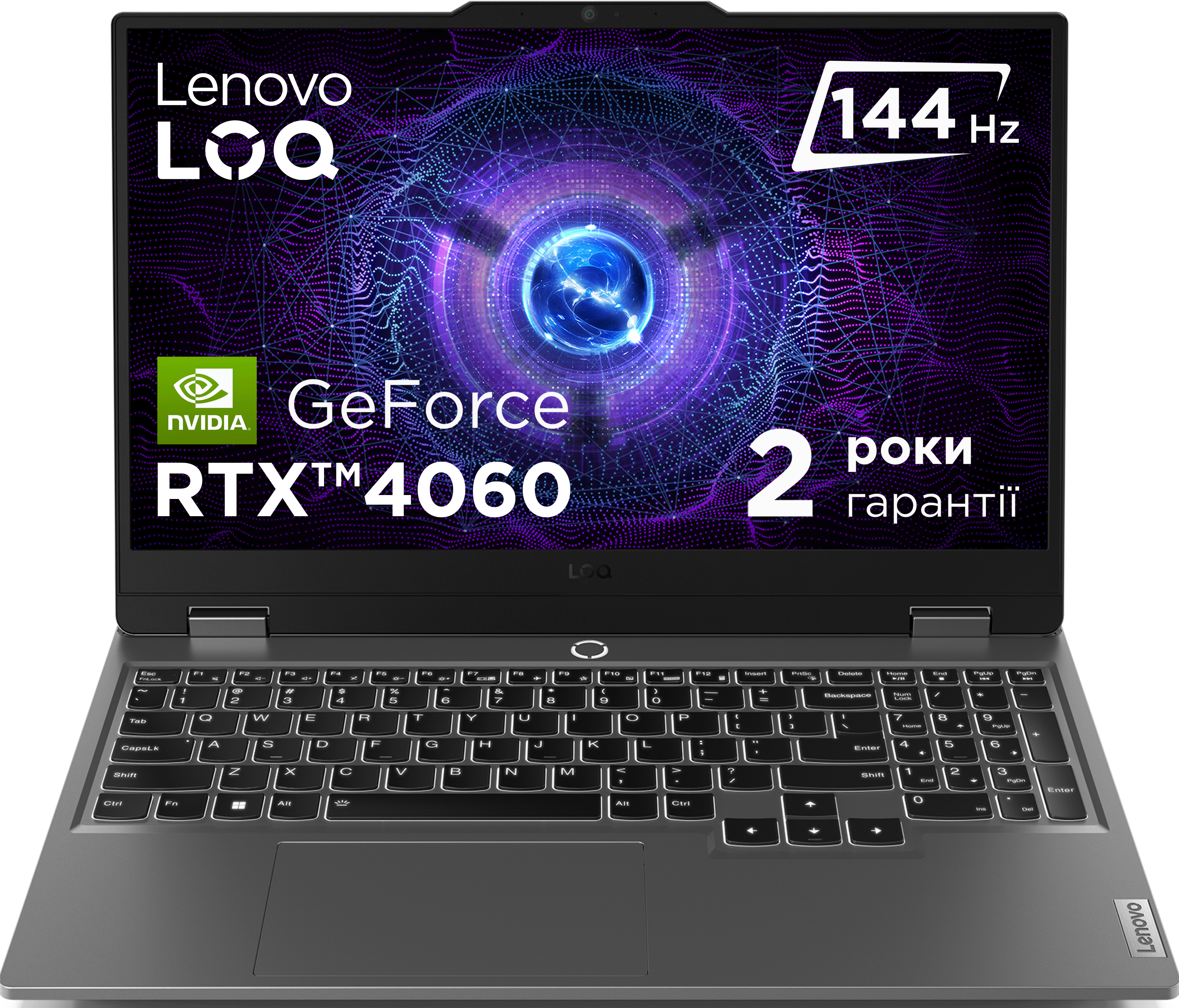 Ноутбук игровой Lenovo LOQ 15ARP9 (83JC001CRA) Luna Grey - Фото 1