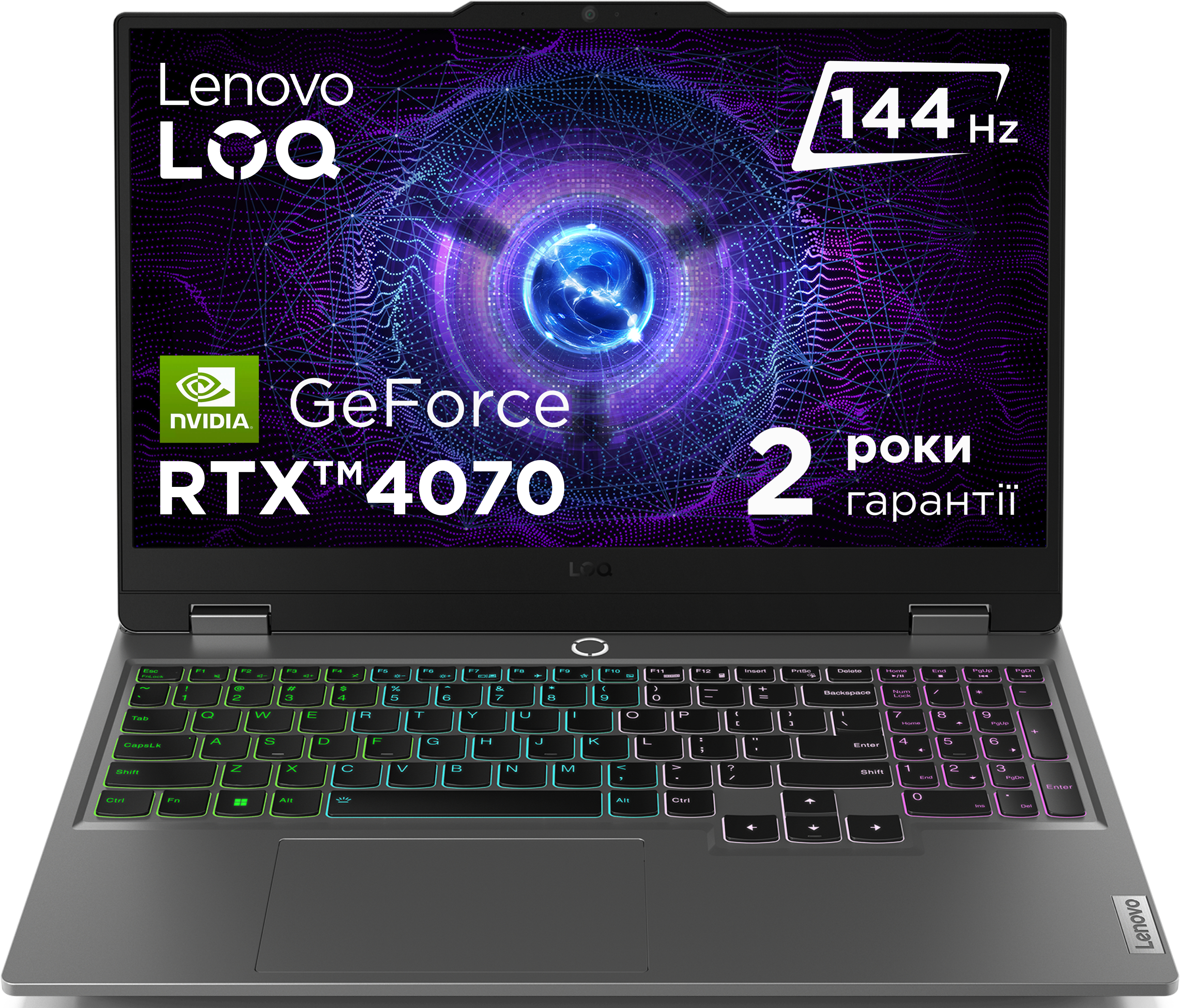 Ноутбук игровой Lenovo LOQ 15ARP9 (83JC00CXRA) Luna Grey - Фото 1