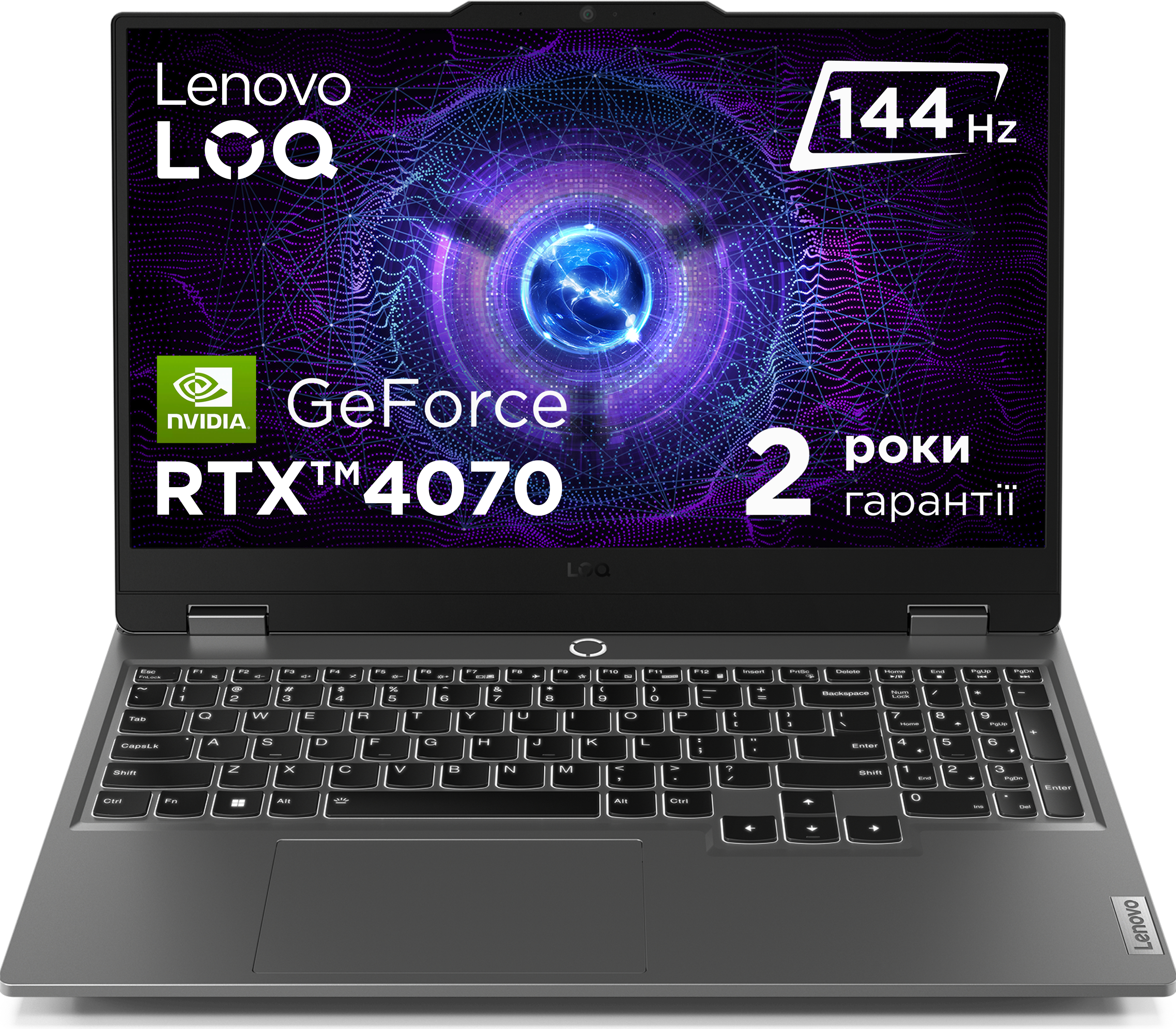 Ноутбук игровой Lenovo LOQ 15ARP9 (83JC00ANRA) Luna Grey - Фото 1