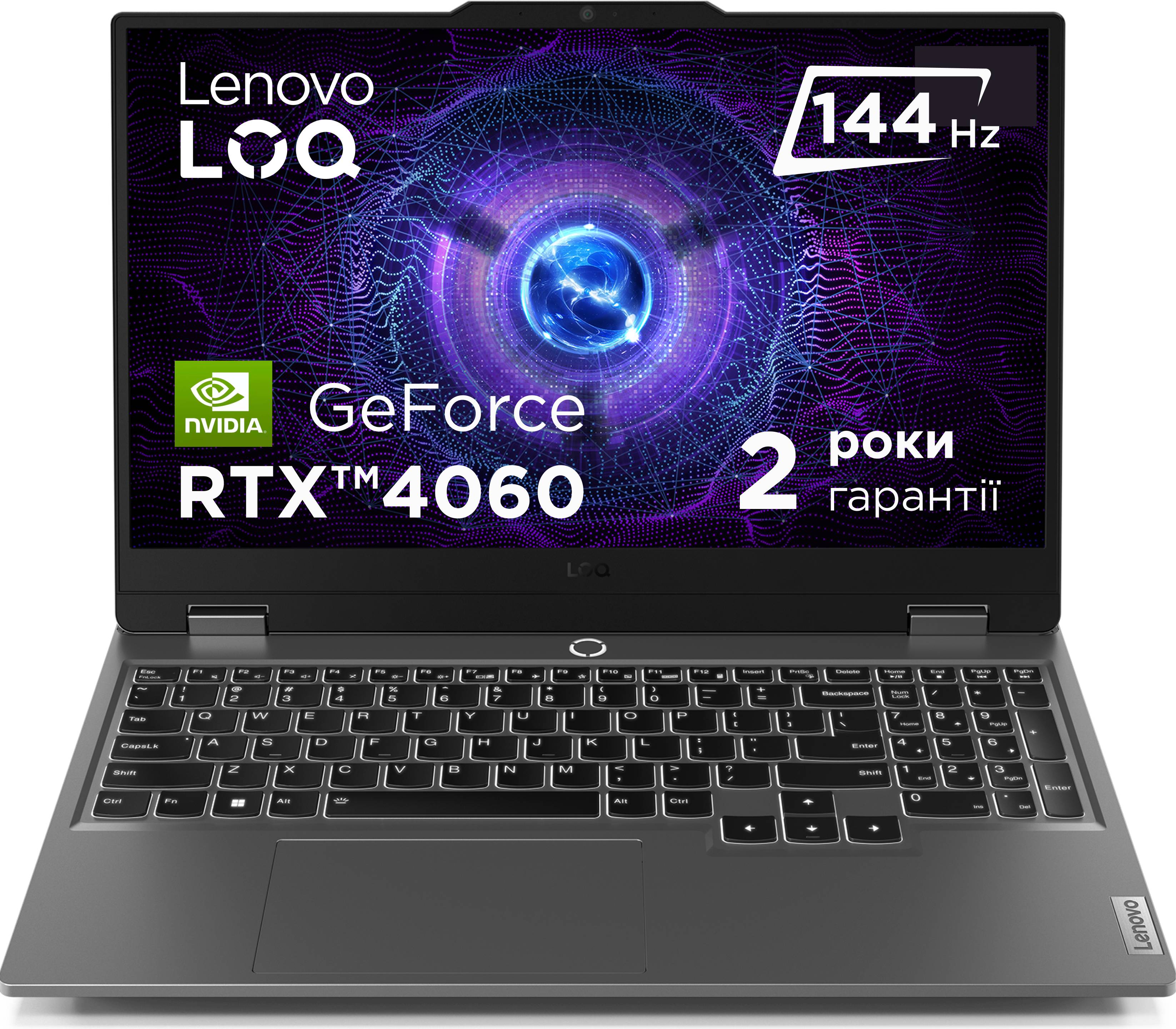 Ноутбук игровой Lenovo LOQ 15IAX9 (83GS00JPRA) Luna Grey - Фото 1