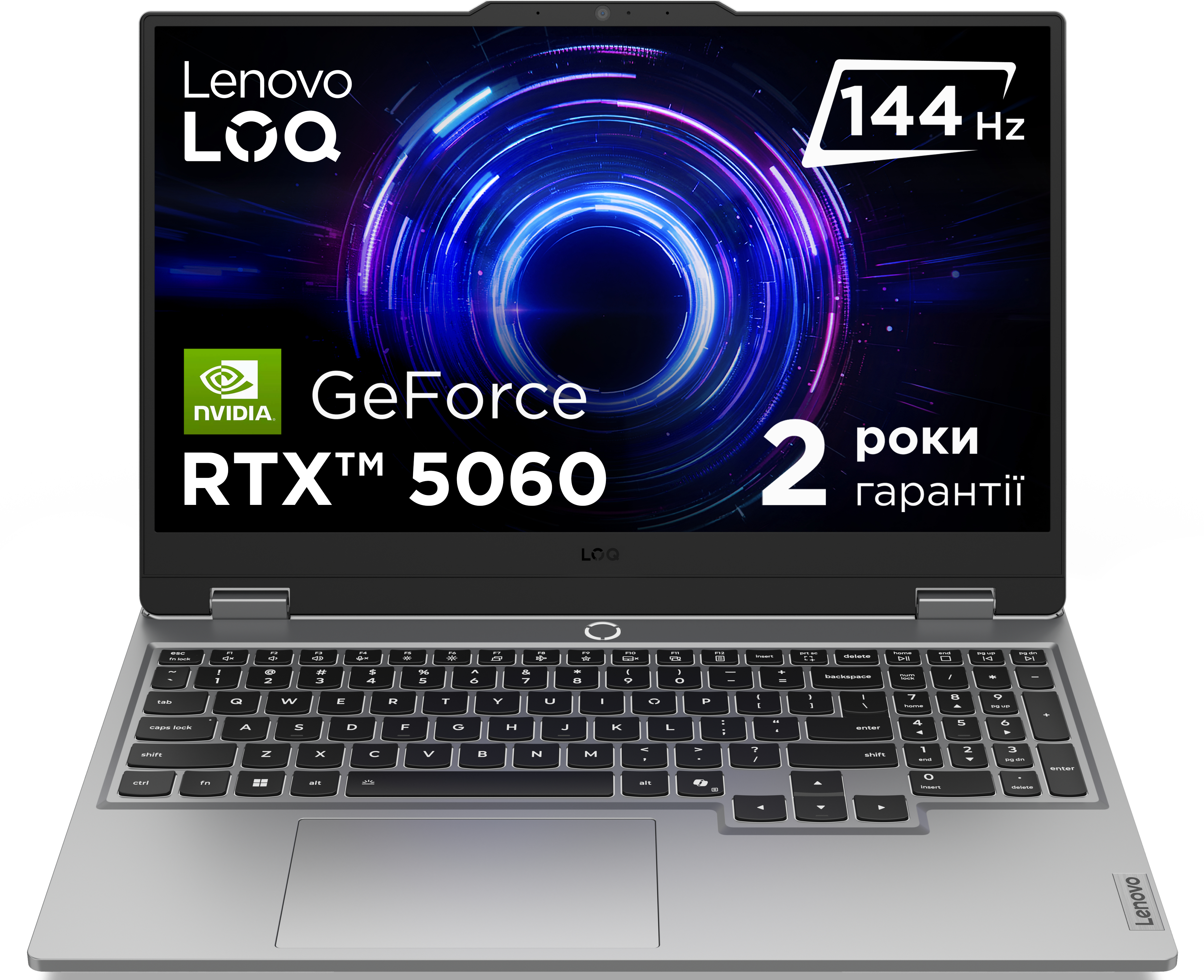 Ноутбук игровой Lenovo LOQ 15IRX10 (83JE007HRA) Luna Grey - Фото 1