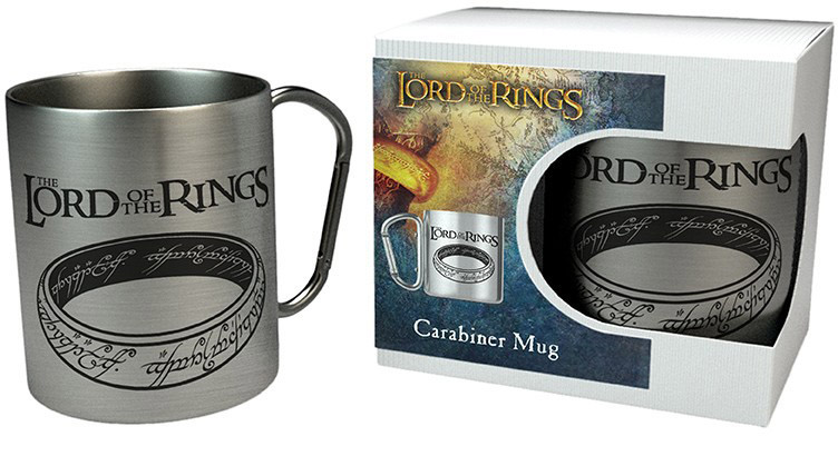 Чашка туристическая ABYstyle LORD OF THE RINGS One ring на карабине (MGCM0044) - Фото 1