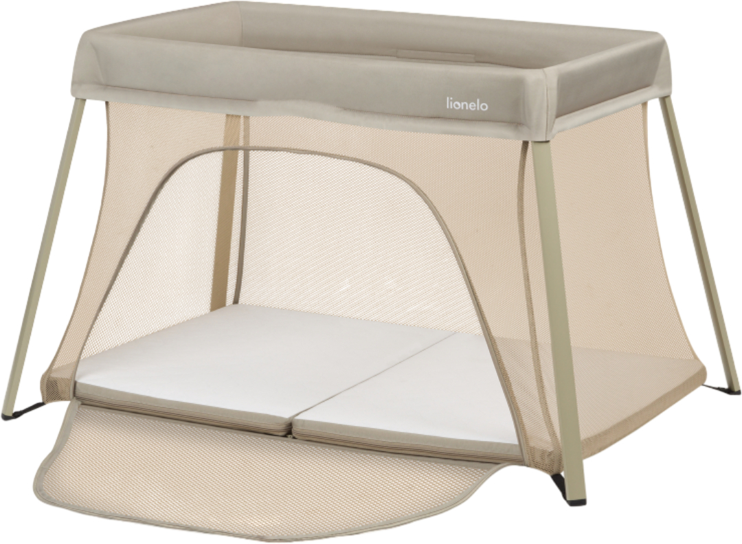Манеж-кровать Lionelo Alice Beige Olive - Фото 1