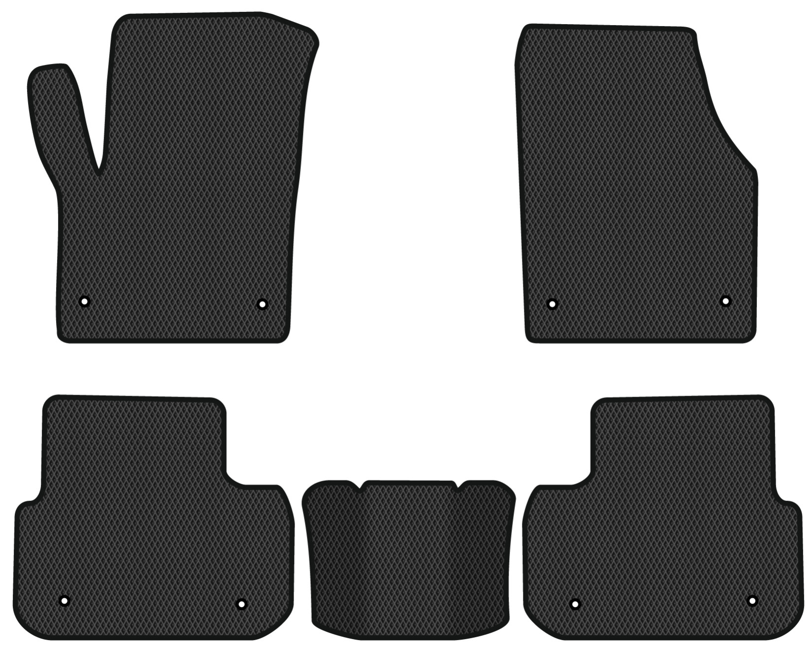 EVA килимки в салон авто EVAtech для Discovery Sport Land Rover 2014-2019 1 покоління SUV EU LR1566CV5LA8RBB - Фото 1