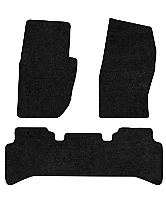 Коврики ворсовые в салон авто EVAtech Standard для Land Rover Range Rover (P38A) 1994-2002 2 поколение SUV EU черный кант (LR22372ZB3VEB) - Фото 1