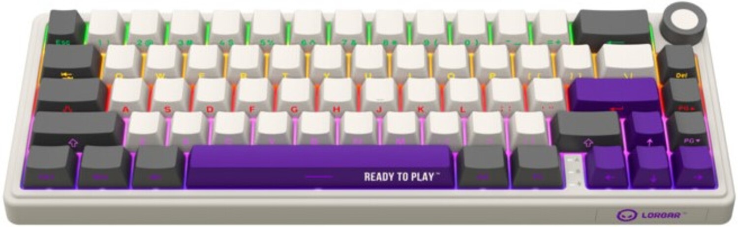 Клавиатура беспроводная игровая Lorgar KBP70MW Wireless Mechanical Pro Beige (LRG-KBP70MW-RT-US) - Фото 1
