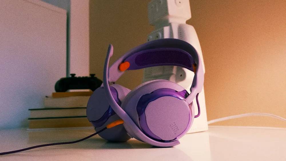 Гарнітура дротова ігрова JBL Quantum 250 Purple (JBLQTUM250PUR) - Фото 1