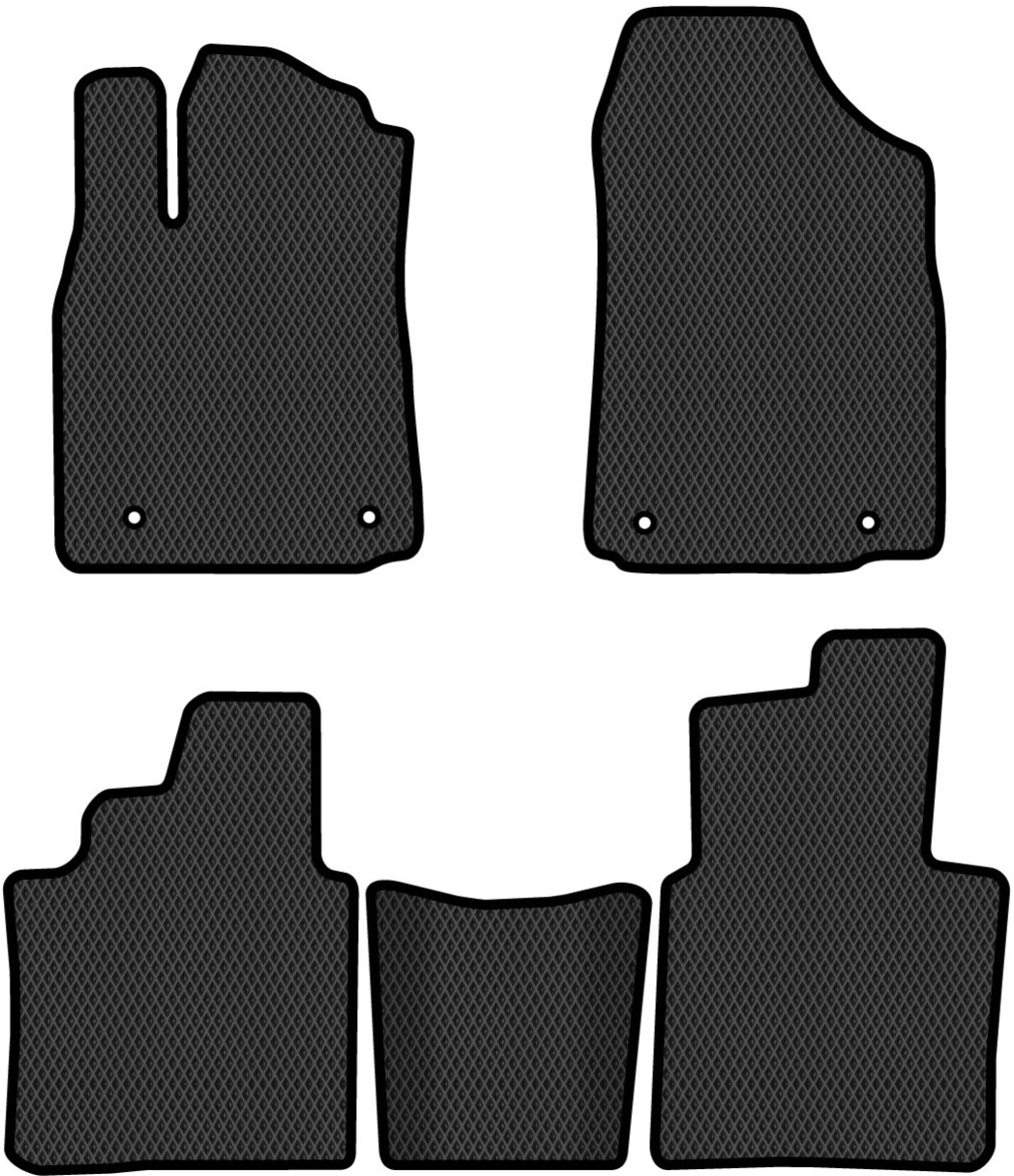 EVA коврики в салон авто EVAtech для ES 250 (XV60) (4 clips) Lexus 2012-2018 6 поколение Sedan USA LS12563CV5TL4RBB - Фото 1