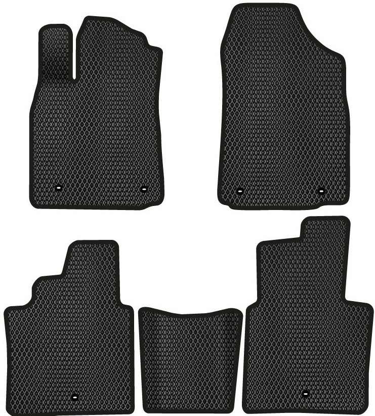 EVA килимки в салон авто EVAtech для ES 250 (XV60) (6 clips) Lexus 2012-2018 6 покоління Sedan USA LS12564CV5TL6RBB - Фото 1