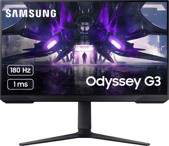 Монітор ігровий Samsung Odyssey G3 (LS24DG300EIXCI/UA)