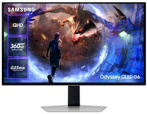 Монітор ігровий Samsung Odyssey OLED G6 (LS27DG600SIXCI/UA)