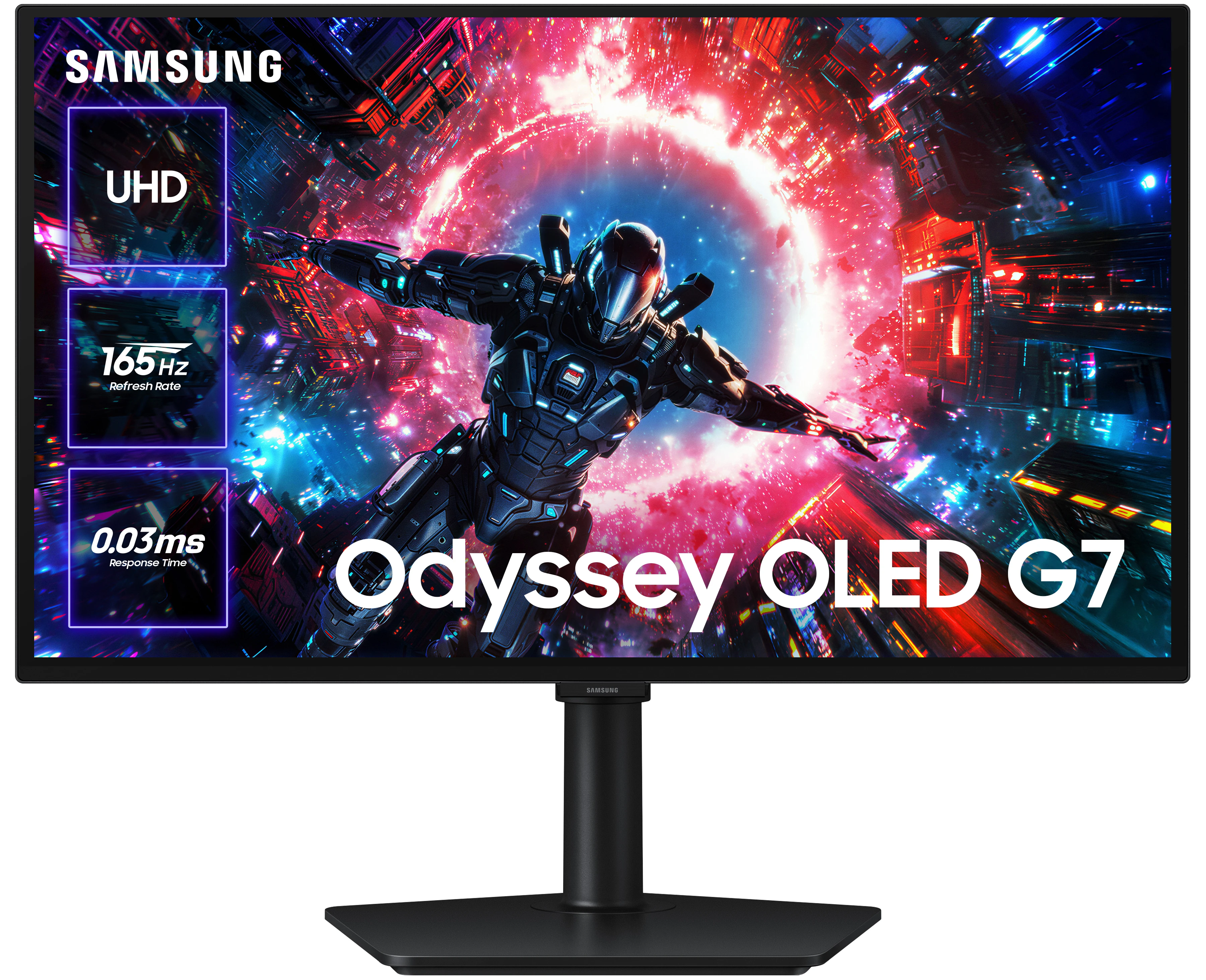 Монітор ігровий Samsung Odyssey OLED G7 (LS27HG702SIXUA)