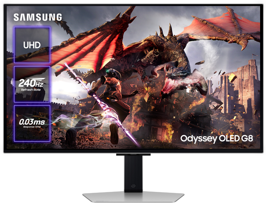 Монитор игровой Samsung Odyssey OLED G8 SMART (LS32DG800SIXUA) - Фото 1