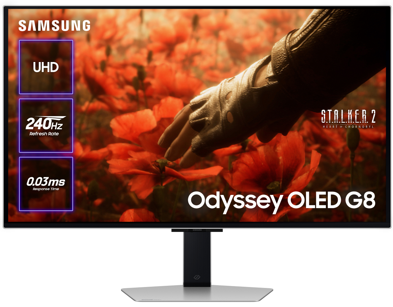 Монітор ігровий Samsung Odyssey OLED G8 SMART (LS32DG800SIXUA/ZXUA) - Фото 1