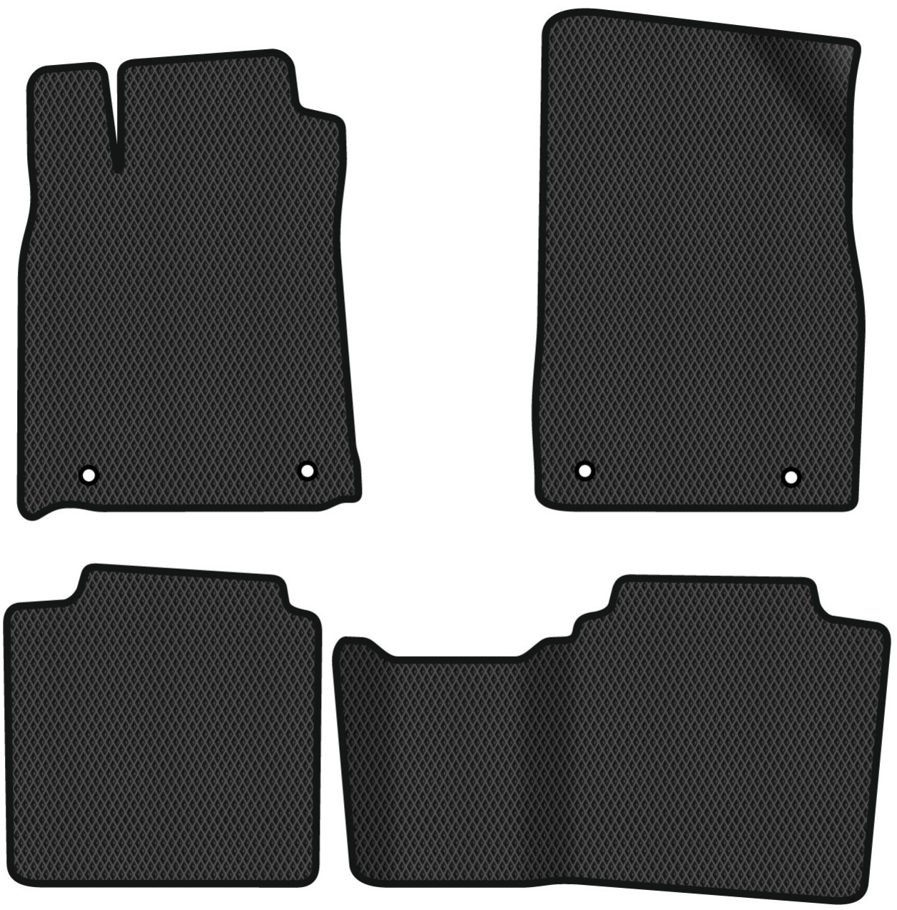 EVA килимки в салон авто EVAtech для ES 300h (GSV50) (4 clips) Lexus 2012-2018 6 покоління Sedan USA LS42908PR4TL4RBB - Фото 1