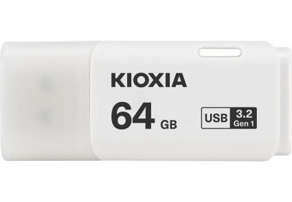 Флеш USB Kioxia Hayabusa U301 White 64GB USB 3.2 (LU301W064GG4) - Фото 1