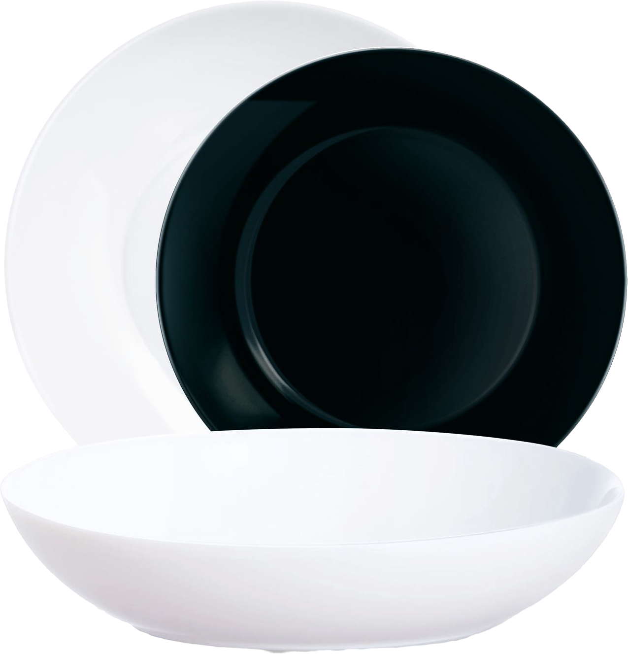 Купить Столовый сервиз Luminarc APY BLACK & WHITE 18 пр. (X1990) - Фото 1 Столовый сервиз Luminarc APY BLACK & WHITE 18 пр. (X1990) - Фото 1