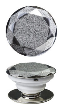 Попсокет Luxe Cube POP 024 Silver (9998866456806) - Фото 1