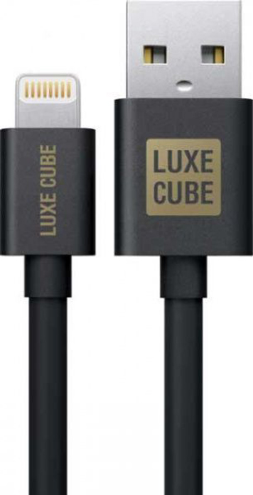 Кабель синхронізації даних Luxe Cube USB-Lightning 3А 2m Black (8886888698445) - Фото 1