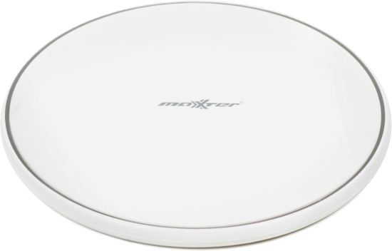 Беспроводное зарядное устройство Maxxter M-QIF-03 White - Фото 1