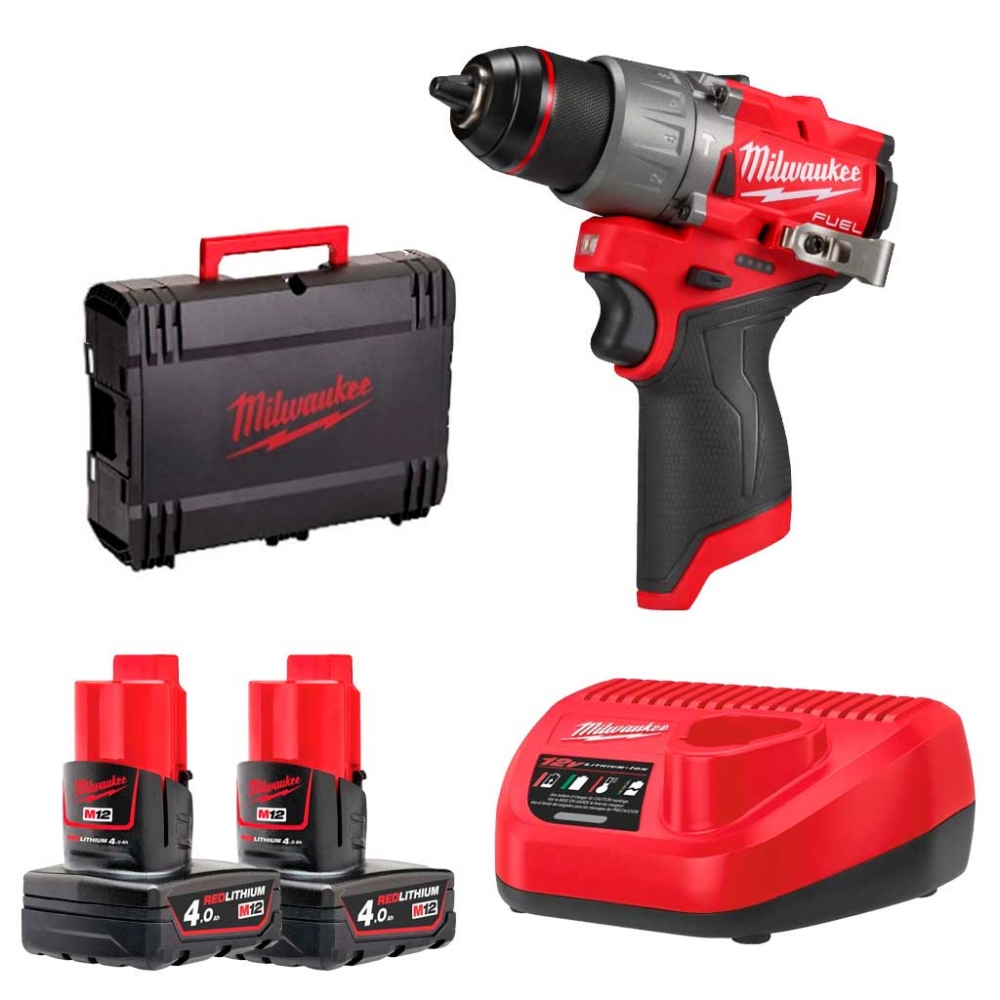 Дрель-шуруповерт Milwaukee M12 FPD2-402X (4933479869) - Фото 1