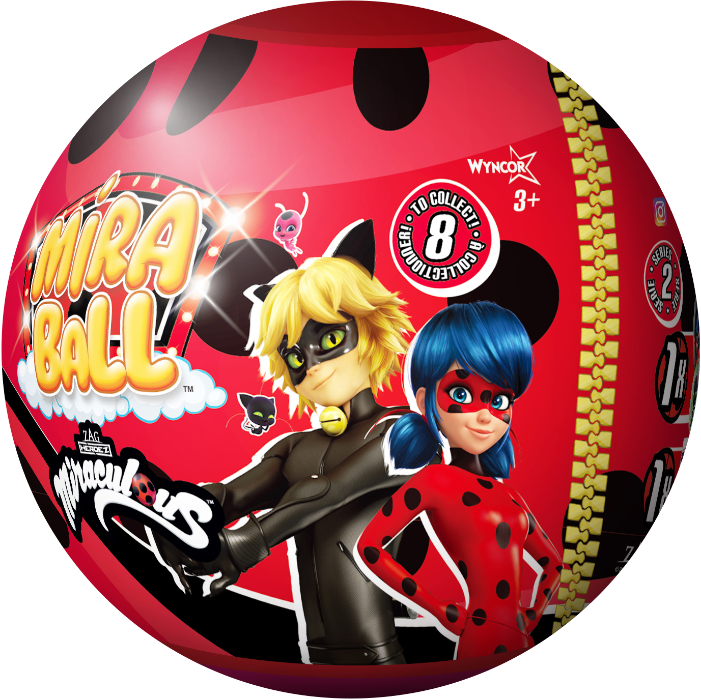 М'яка іграшка-сюрприз MIRABALL MIRACULOUS (M14112_M14007) - Фото 1