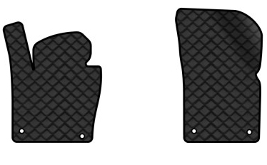 Коврики из экокожи в салон авто передние EVAtech для Passat (B7) Volkswagen 2010-2014 7 поколение Sedan EU (VW3694AM2AV4BBB) - Фото 1