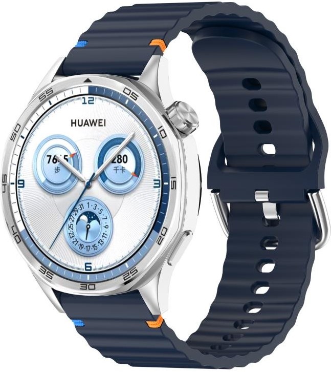 Купить Ремешок для смарт-часов BeCover Ribbed Tape (22mm) for Huawei Watch GT 5 / GT 4 (46mm) / GT 3 (46mm) / GT 2 (46mm) / GT 2 Pro / Watch GS Pro Deep Blue (714284) - Фото 1 Ремешок для смарт-часов BeCover Ribbed Tape (22mm) for Huawei Watch GT 5 / GT 4 (46mm) / GT 3 (46mm) / GT 2 (46mm) / GT 2 Pro / Watch GS Pro Deep Blue (714284) - Фото 1