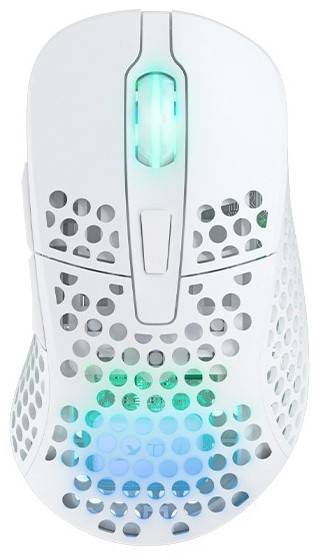 Мышь беспроводная игровая Xtrfy M4 WL/USB-A RGB White (M4W-RGB-WHITE) - Фото 1