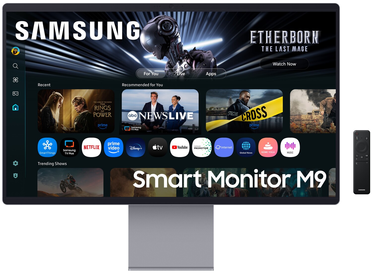 Монитор игровой Samsung Smart M9 OLED M90SF (LS32FM902SIXUA) - Фото 1
