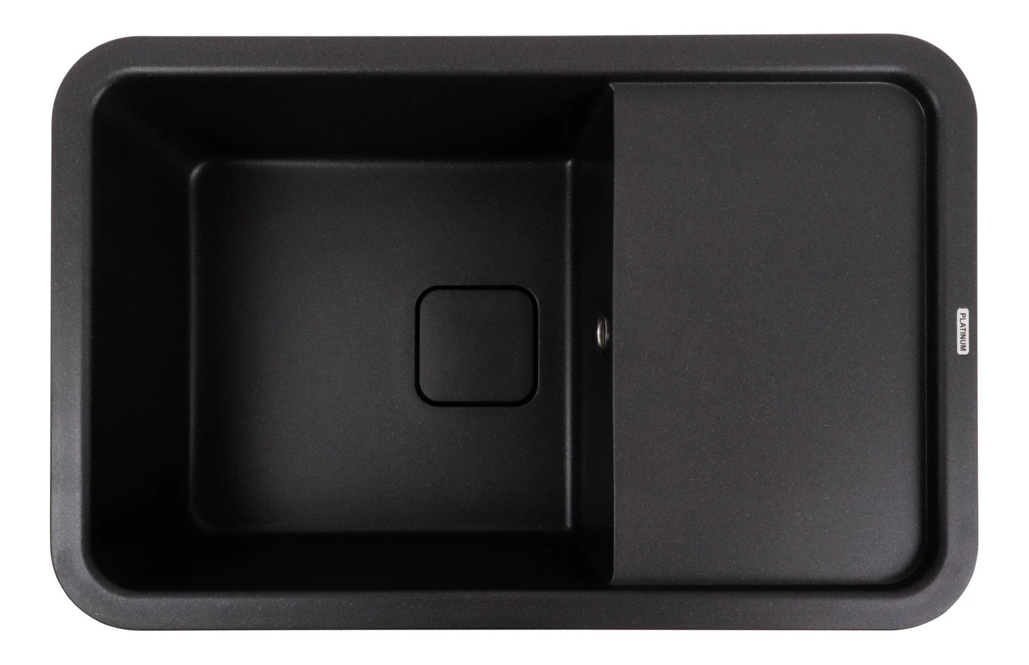 Мойка кухонная Platinum 7850 CUBE матовый Морион - Фото 1