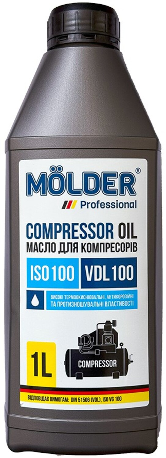 Олива для авто Molder COMPRESSOR OIL VDL 100 1 л (MA01100) - Фото 1