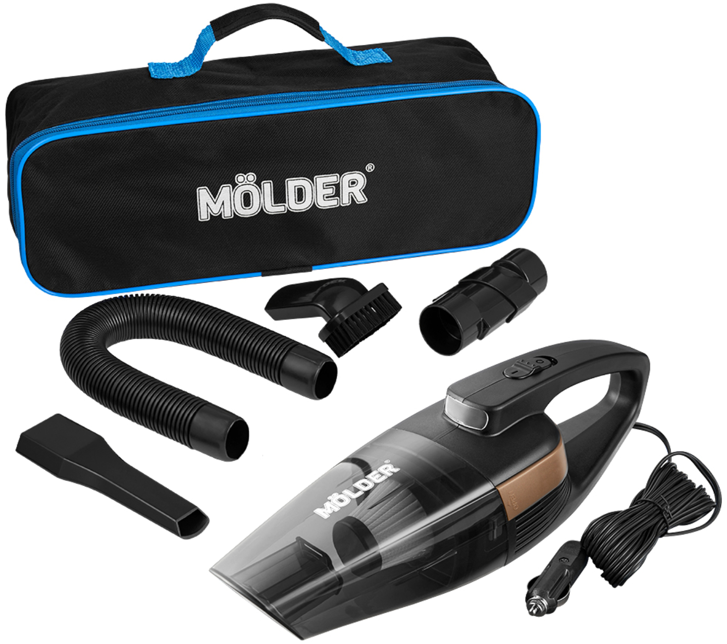 Автомобільний пилосос Molder MA34020 Black - Фото 1