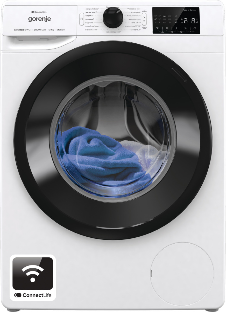 Стиральная машина Gorenje WPNEI84SBSWIFI/UA - Фото 1
