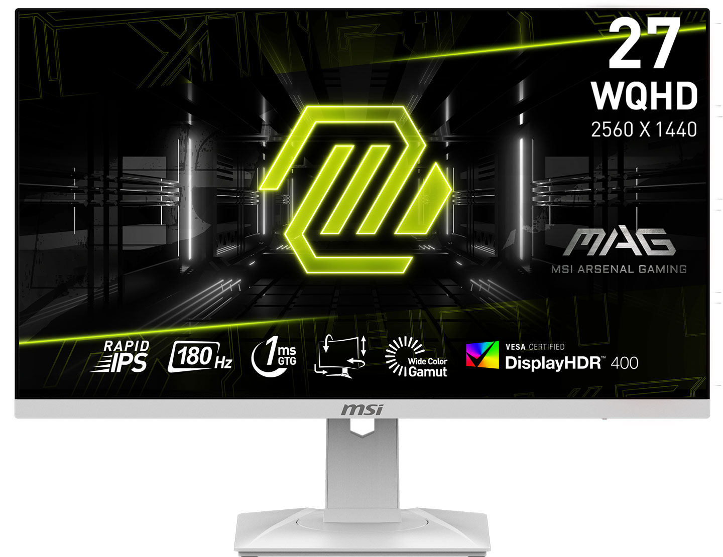 Монитор игровой MSI MAG 274QRFW - Фото 1