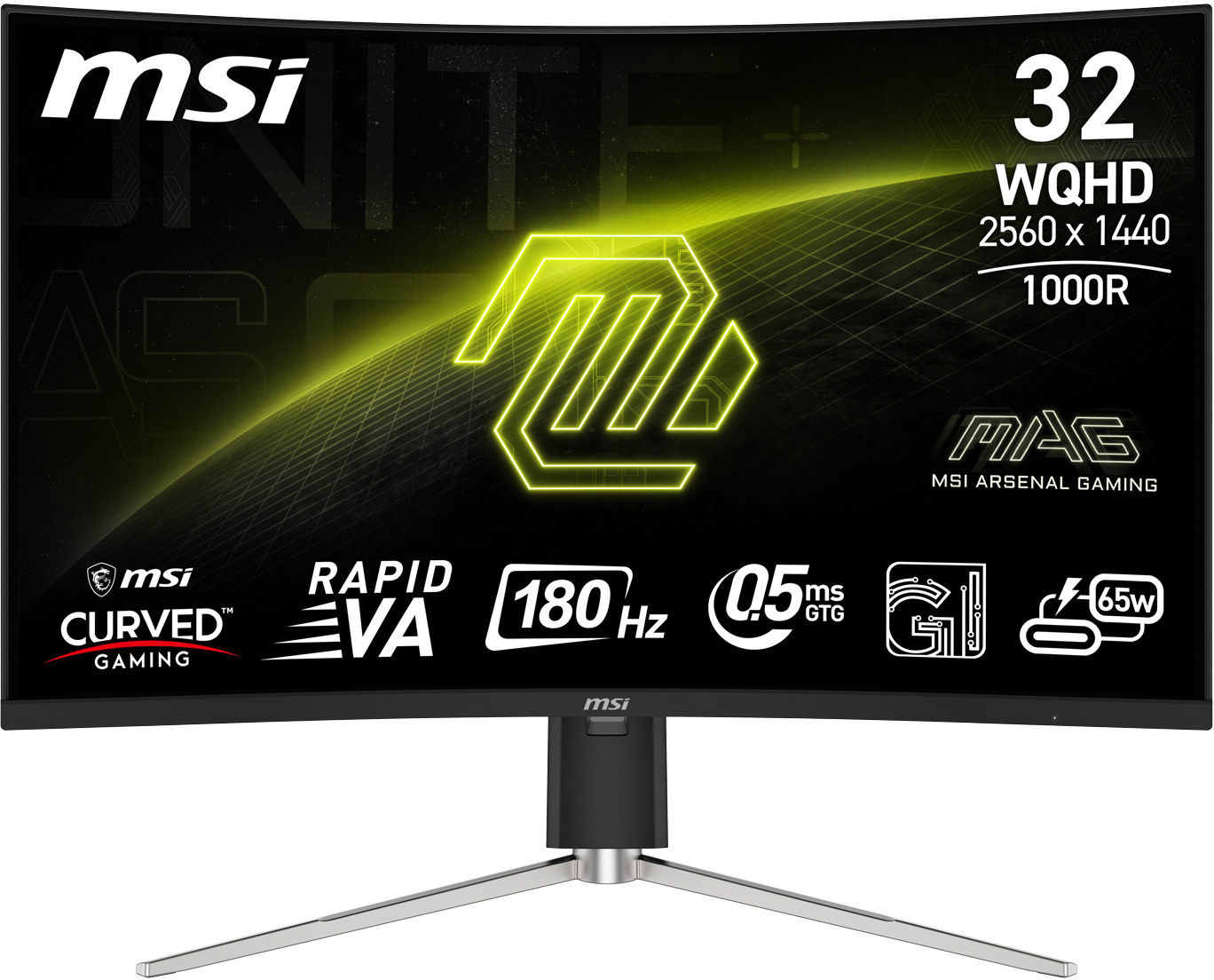 Монитор игровой MSI MAG 325CQRF QD E2 - Фото 1