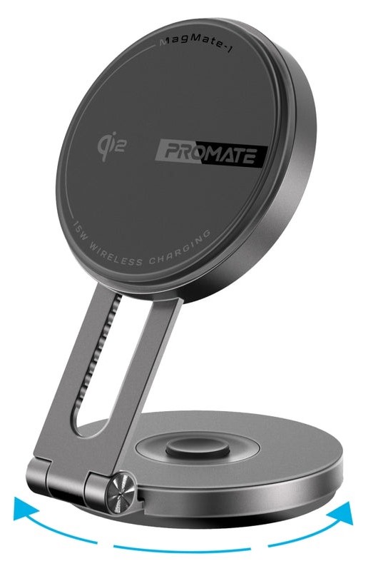 Автотримач з бездротовою зарядкою Promate magmate-1 - Фото 1