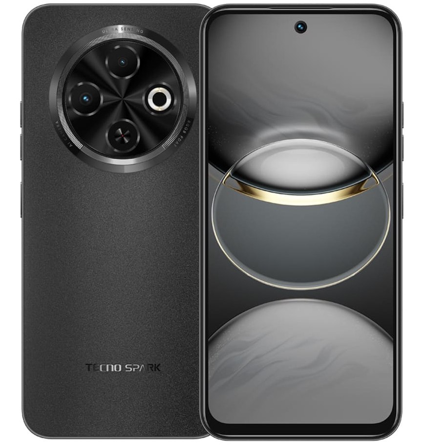 Смартфон Tecno Spark 30C 4/128Gb Orbit Black - Фото 1