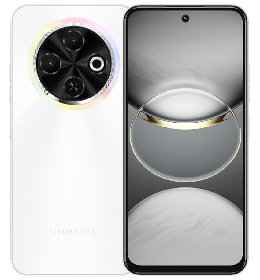 Смартфон Tecno Spark 30C 8/256Gb Orbit White - Фото 1