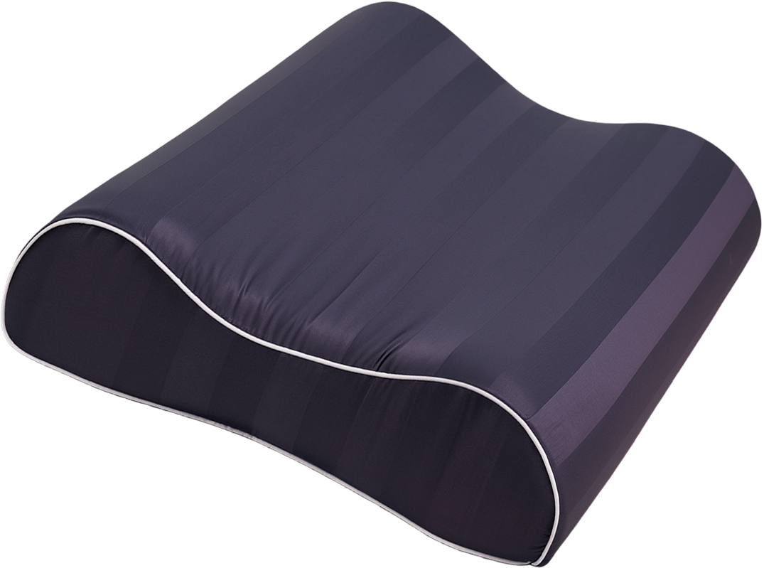 Подушка ортопедична MirSon №4235 Noble Stripe Graphite 58х40х10.5 см (2200006424529) - Фото 1