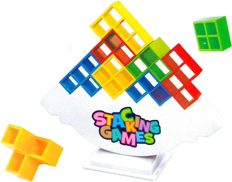 Балансир STACKING GAMES тетрис 48 дет (S-128) - Фото 1