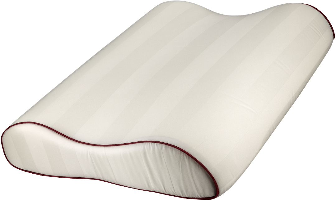 Подушка ортопедична MirSon №4234 Noble Stripe Royal Pearl 58х40х10.5 см (2200006424512) - Фото 1