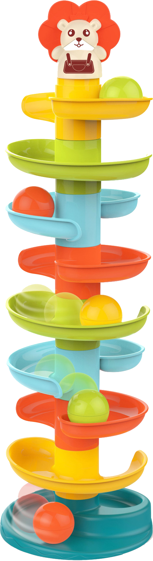 Игровой центр для малыша HUANGER Набор горок для шариков (HE0292) - Фото 1