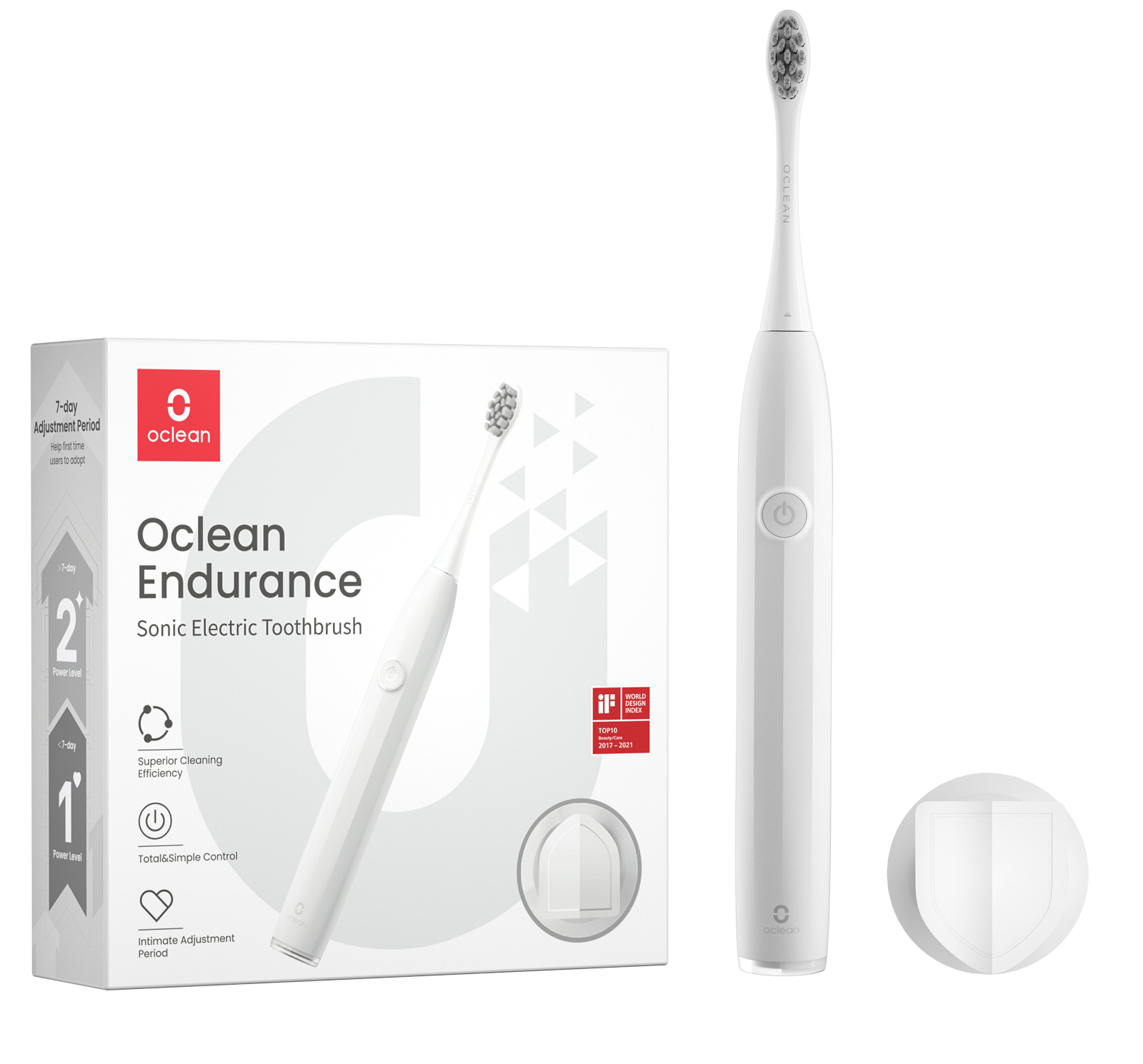 Зубная щетка электрическая Oclean Endurance Electric Toothbrush White - Фото 1