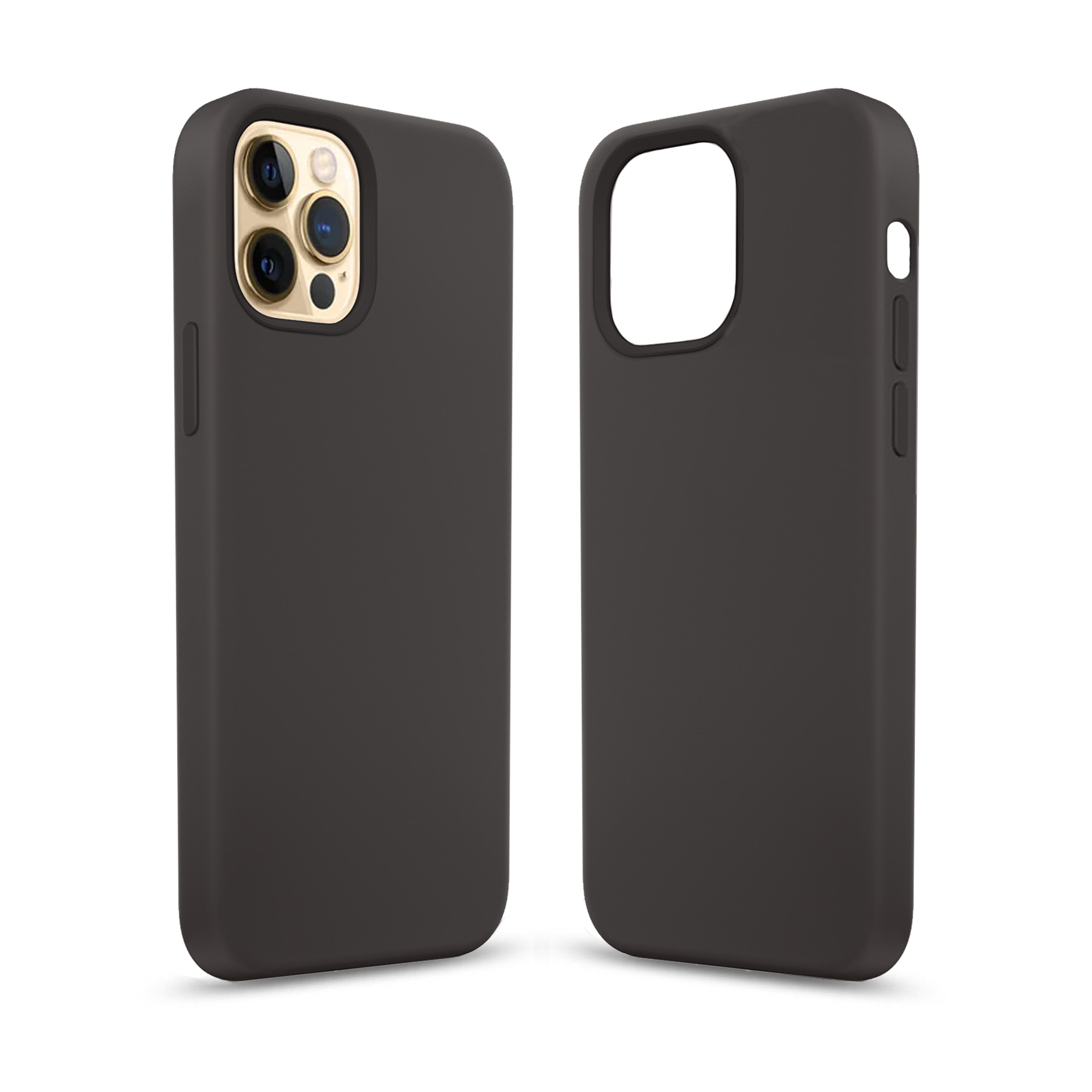 Чехол для смартфона MakeFuture Premium Silicone Apple iPhone 12 Pro Max Black (MCLP-AI12PMBK) - Фото 1