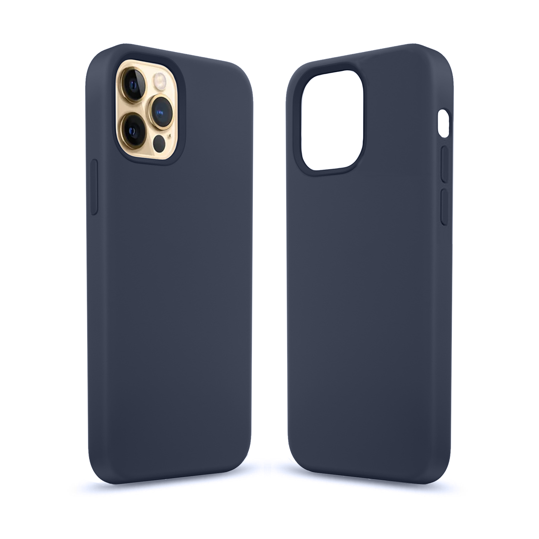 Чехол для смартфона MakeFuture Premium Silicone Apple iPhone 12 Pro Max Deep Navy (MCLP-AI12PMDN) - Фото 1